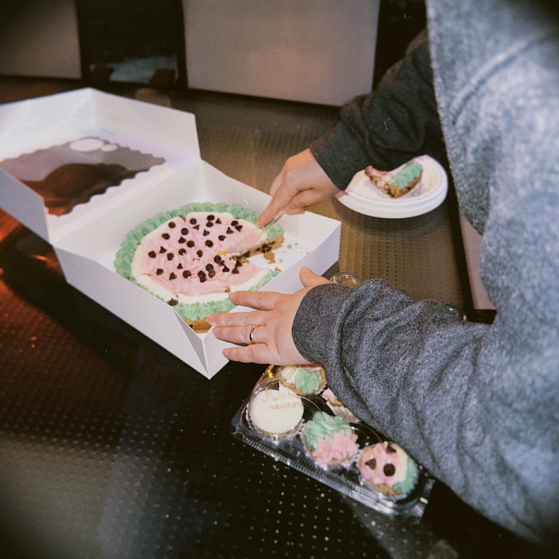 picture of the cookie cake