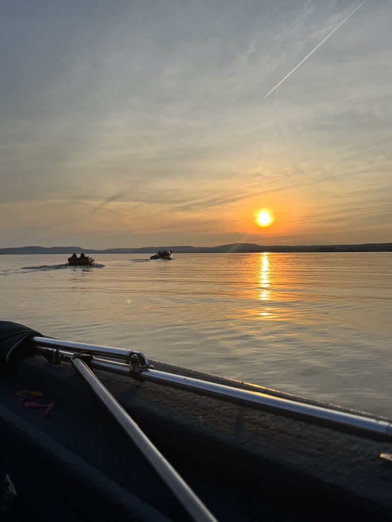 picture of us on the lake