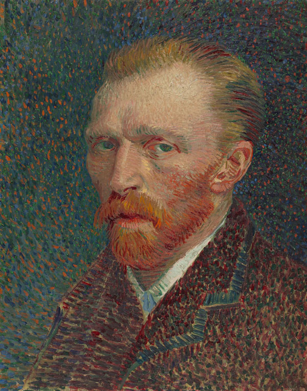 Van Gogh self portrait painting